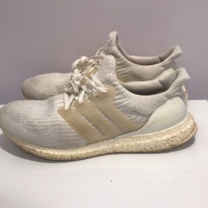 White Adidas Ultraboosts